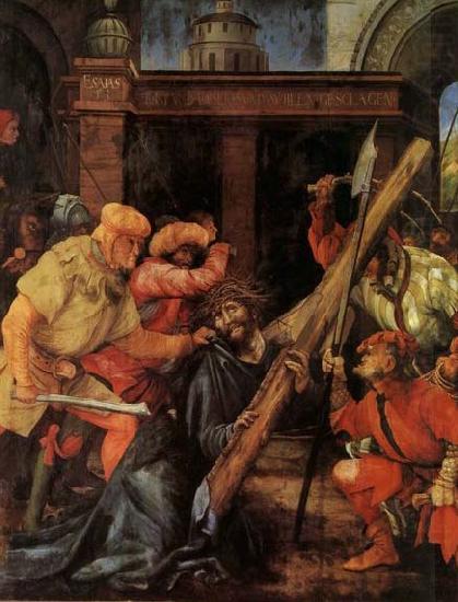 Grunewald, Matthias Carrying the Cross oil painting picture
